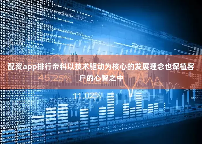 配资app排行帝科以技术驱动为核心的发展理念也深植客户的心智之中